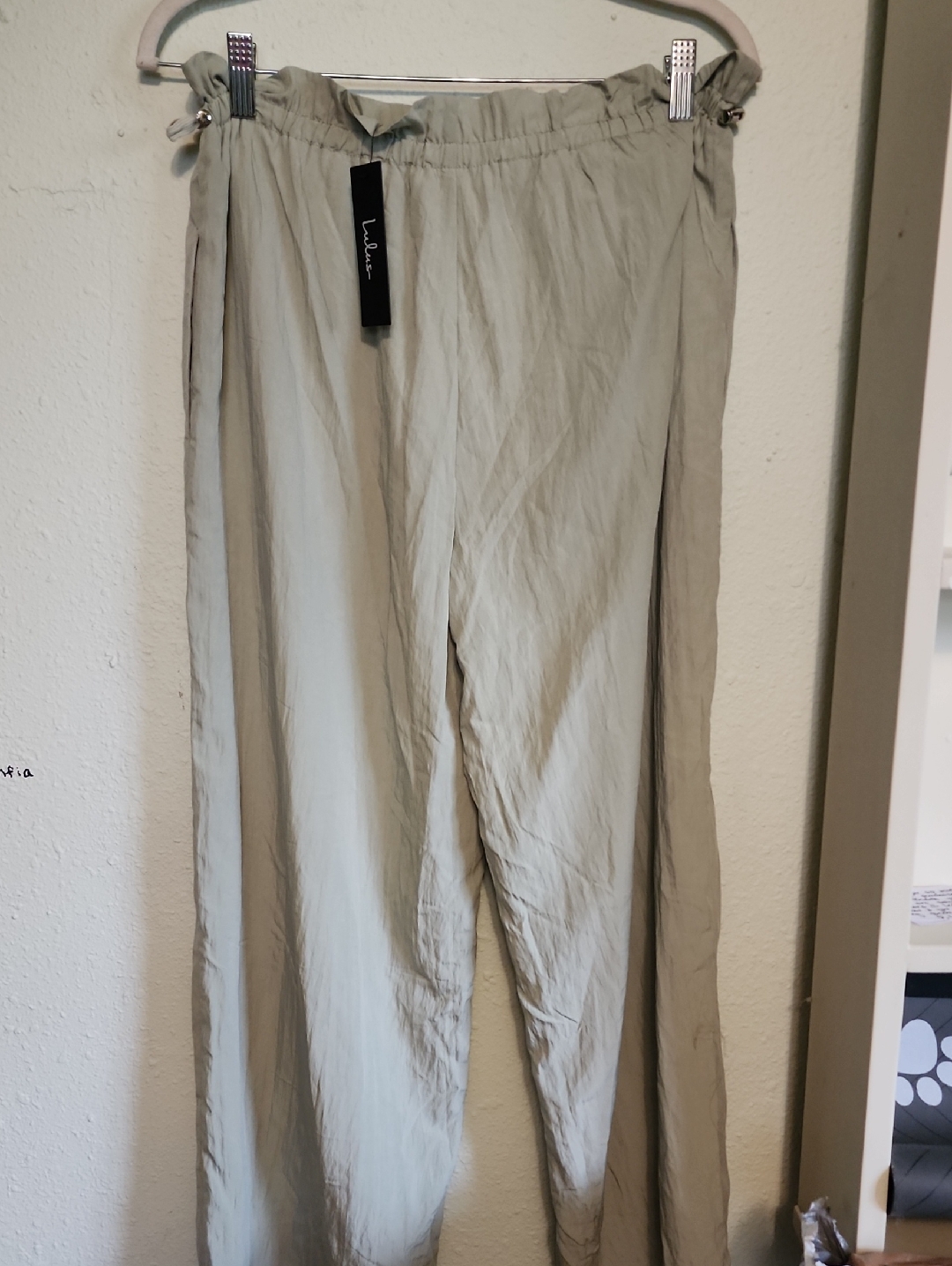 Light Green Women's Casual Drawstring Pants